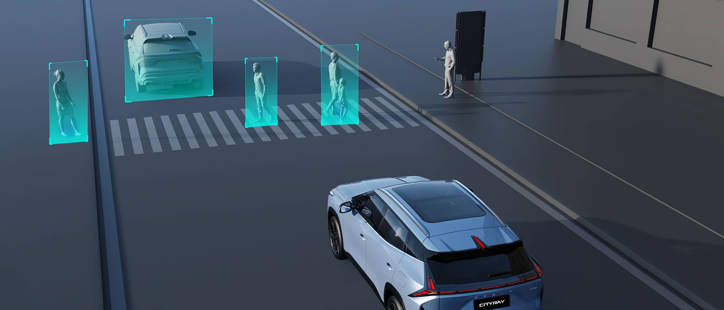 Sisteme de prevenire a coliziunilor frontale Geely Cityray