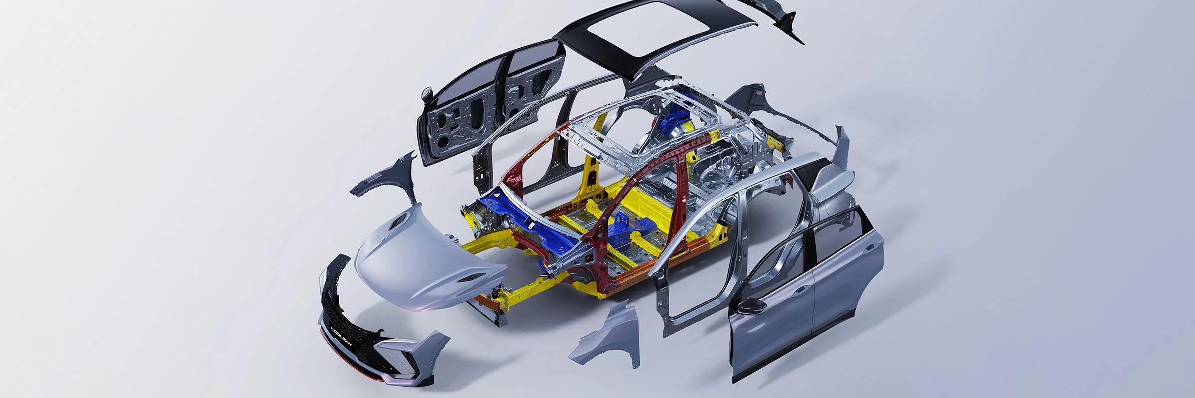 Caroserie din oțel Geely Coolray