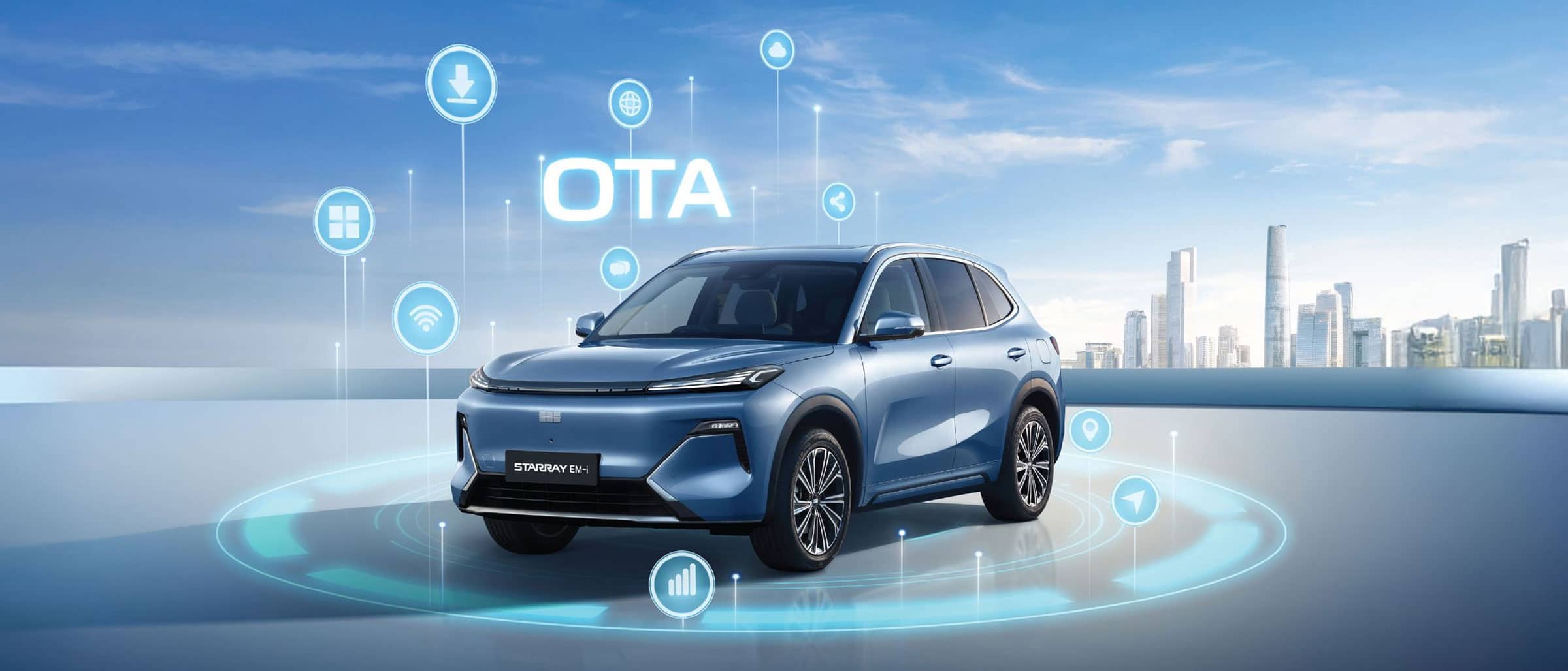 Actualizări Over-the-Air Geely Starray EM-i