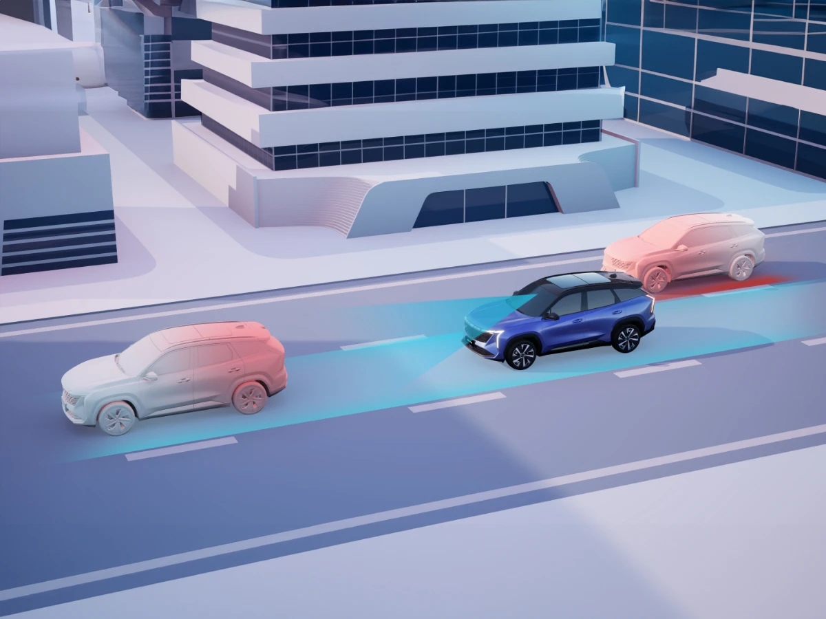 Sistem de avertizare la părăsirea benzii de circulație Geely Starray